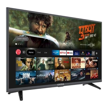 Onida 80 cm (32 inch) HD Ready LED Smart TV, 32HIZ-R1-2