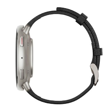 Amazfit Active 2R Black Leather Premium Version Smartwatch - Main Image