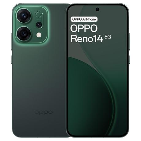 Oppo Reno 14 5G 256 GB, 8 GB RAM, Forest Green, Mobile Phone-0