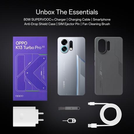 Oppo K13 Turbo Pro 256 GB, 8 GB RAM, Midnight Maverick, Mobile Phone-28