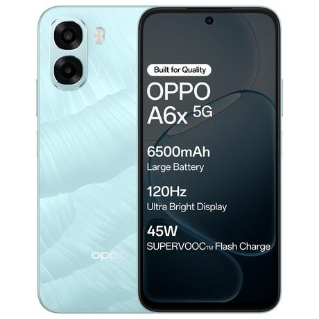 Oppo A6x 5G 128 GB, 6 GB RAM, Ice Blue, Mobile Phone-0