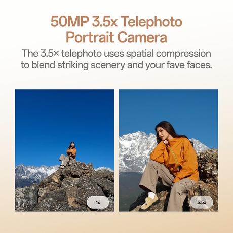 Oppo Reno15Pro 5G 256 GB, 12 GB RAM, Sunset Gold, Mobile Phone-9