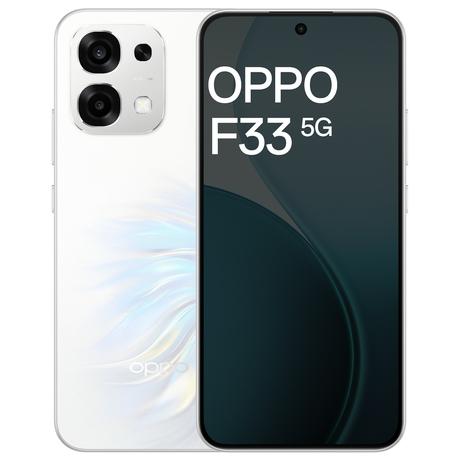 OPPO F33 5G 256 GB, 8 GB RAM, Pearl White, Mobile Phone-0