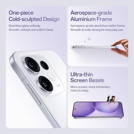 OPPO Reno16 256 GB, 8 GB RAM, Starry White, Mobile Phone-11