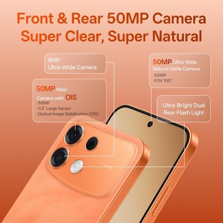 OPPO F35 Pro 5G 128 GB, 6 GB RAM, Sunrise Orange, Mobile Phone-10