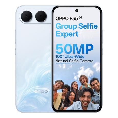 OPPO F35 5G 128 GB, 6 GB RAM, Wave Blue, Mobile Phone-0
