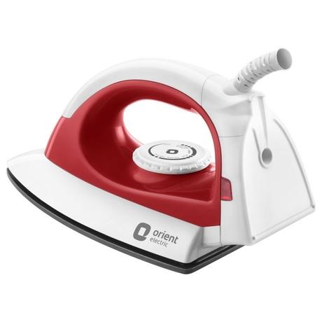 Orient Electric Panache DIPC10RP Dry Iron with 360 Degree Swivel Cord, Red and White-4
