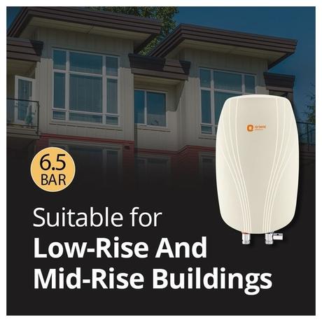 Orient IWON03VPSM3-WH, 3 Litre, Instant Water Heater, LED Indicator, Beige-1