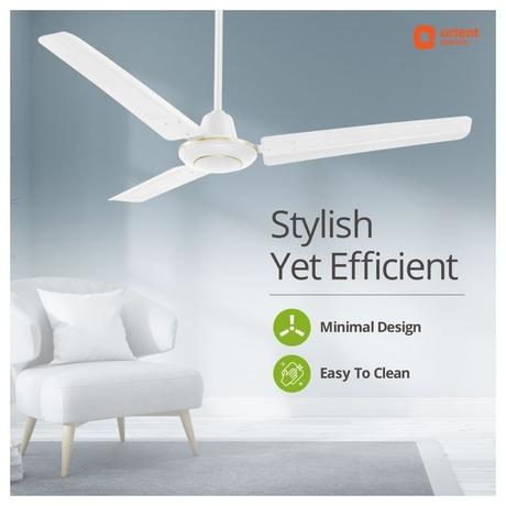 Orient Electric Ujala Energy Saver 1200 mm 3 Blade Ceiling Fan, White-4