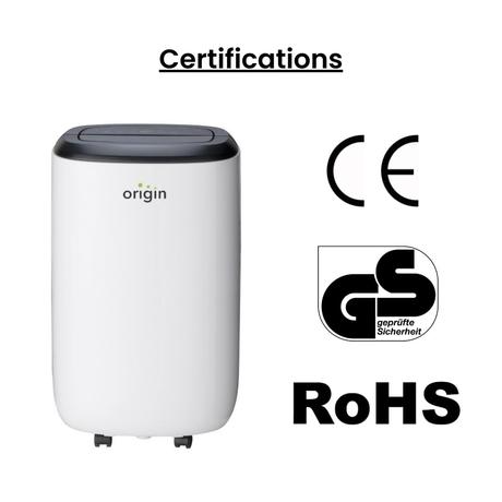 Origin O12 12 Litres Dehumidifier with Programmable Timer, Digital Display-5