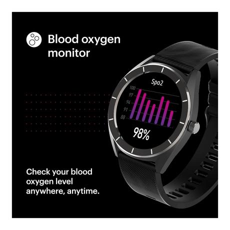 Buy Noise NoiseFit Endure Smart Watch, Charcoal Black at Reliance