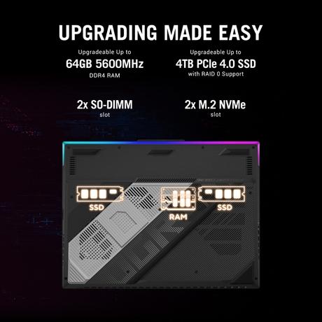 Asus ROG Strix SCAR 16, AI Powered Gaming Laptop, Intel Core i9