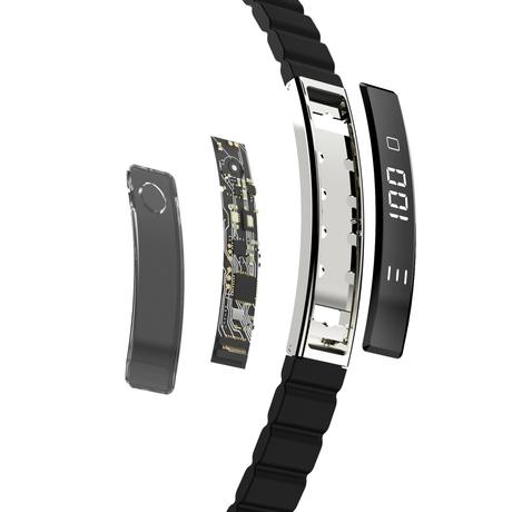 Pebble Arq Smart Bracelet, Black-5