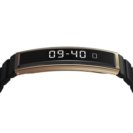 Pebble Arq Smart Bracelet, Obsidian Gold-1