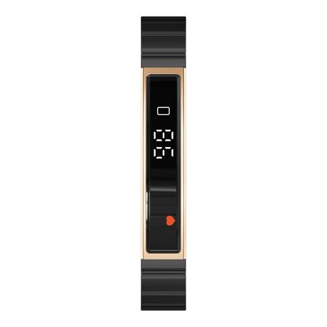 Pebble Arq Smart Bracelet, Obsidian Gold-4