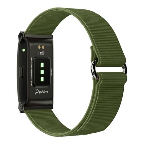 Pebble Qore Fitness Band, Camo Green-1