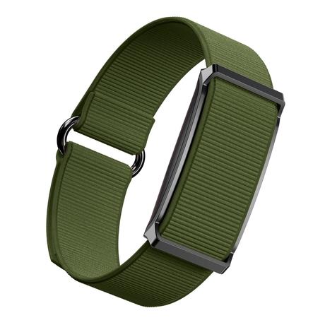 Pebble Qore Fitness Band, Camo Green-3