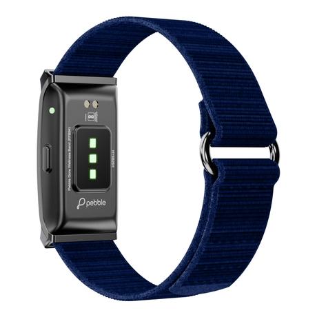 Pebble Qore Fitness Band, Midnight Blue-1