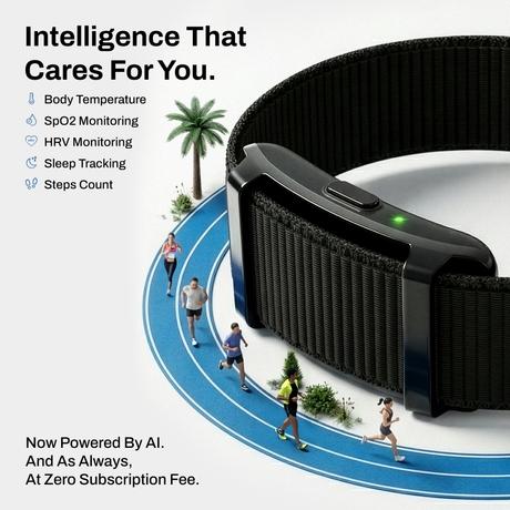 Pebble Qore 2 Fitness Band, Cosmic Black-4