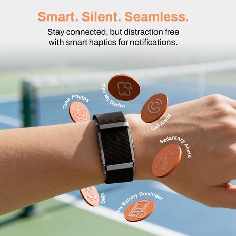 Pebble Qore 2 Fitness Band, Cosmic Black-6
