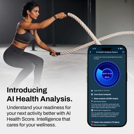 Pebble Qore 2 Fitness Band, Nebula Blue-3