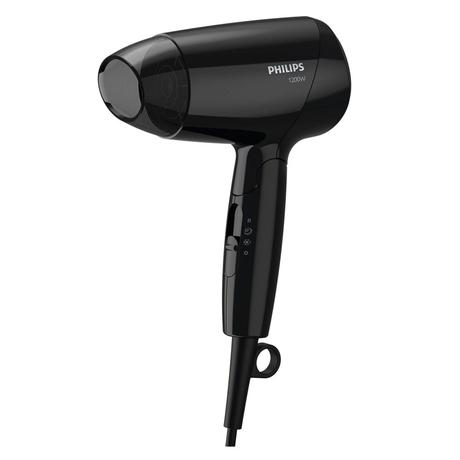 Philips Hair Dryer 1200 W, Foldable, 3 Heat & Speed Settings, Cool Air, Black, BHC010/10-1