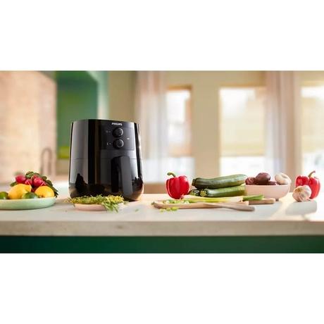 Philips Essential Spectre 4.1L Airfryer with Healthy Frying with Rapid Air technology (HD9200), Black-4