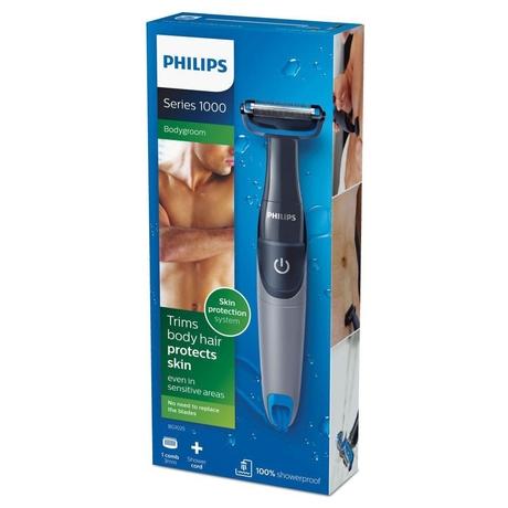 Philips 1000 Body Groomer with Easy to Grip, Fully Washable, BG1025-6