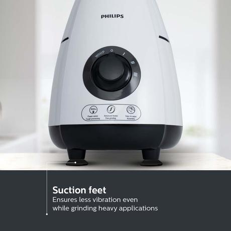 Philips HL7703 1000 Watts Mixer Grinder with Suction Feet (White)-4