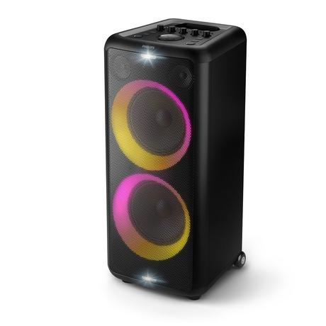 Philips TAX5206 2 Channel Bluetooth party speaker with Karaoke Effects, Black-1