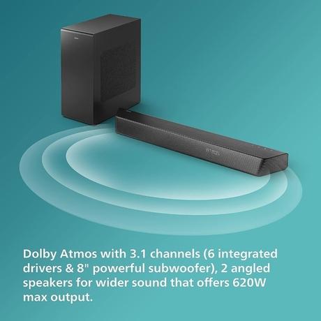 Philips TAB7807 3.1 Channel Dolby Atmos Wireless Sound Bar-1
