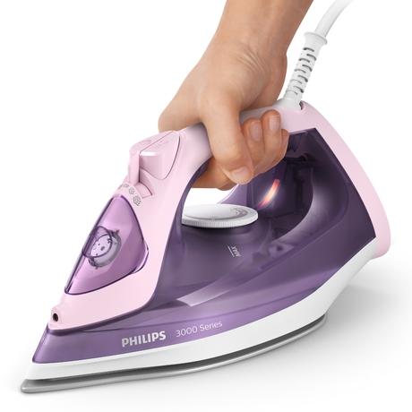 Philips SpeedPro DST3020/30 2200 W Steam Iron, 300 ml Tank, 35 g/min Steam, 160 g Boost, Purple-3