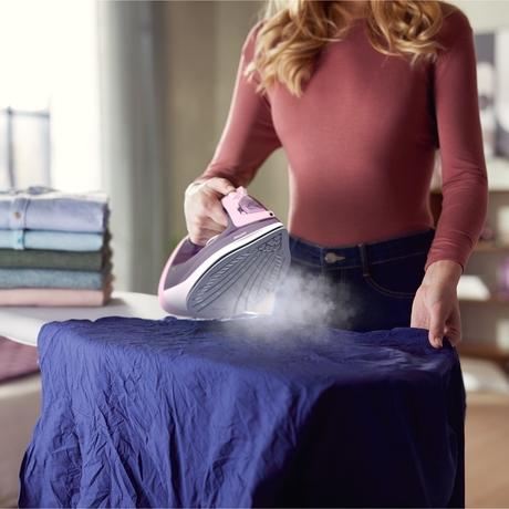 Philips SpeedPro DST3020/30 2200 W Steam Iron, 300 ml Tank, 35 g/min Steam, 160 g Boost, Purple-7