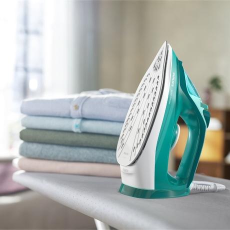 Philips SpeedPro DST3030/70 2400 W Steam Iron, 300 ml Tank, 40 g/min Steam, 180 g Boost, Green-5