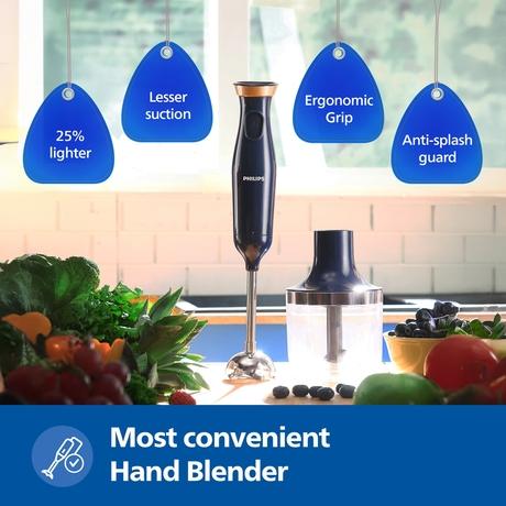 Philips 300 W Hand Blender with Metal Chopper, Hl1683-2