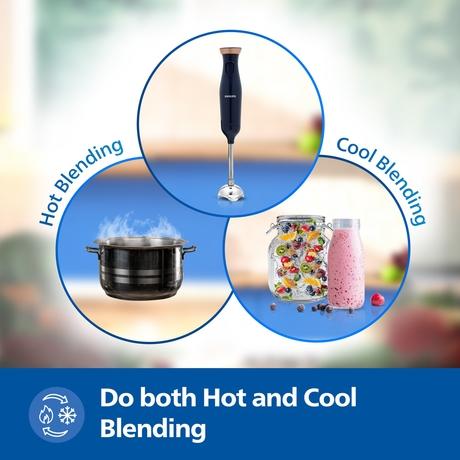 Philips 300 W Hand Blender with Metal Chopper, Hl1683-5