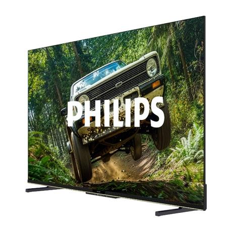 Philips 138 cm (55 inches), 4K Ultra HD QLED Smart QD-Mini LED Google TV, Black, 55MLED610/94-20