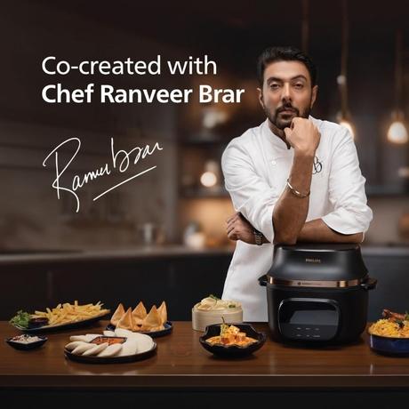 Philips OneChef 6L Smart All in One Cooking Device with 33-in-1 Functions, AmbiHeat Technology, NX5300/00-3
