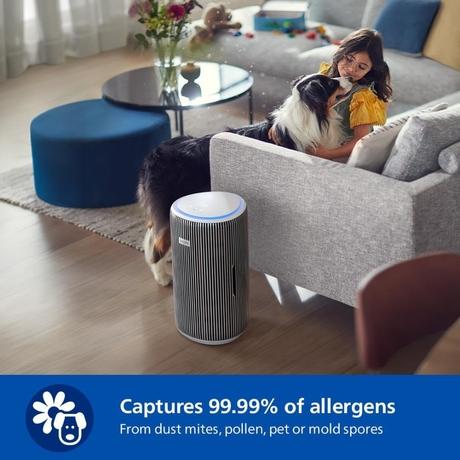 Philips AC3220 Air Purifier, Arctic White-3