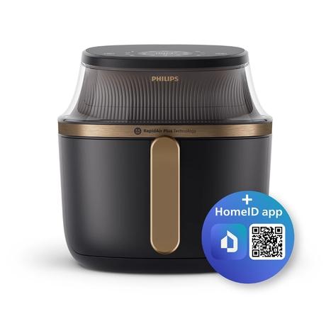 Philips 2000 W 7.2 L Air Fryer, Black, NA342-4