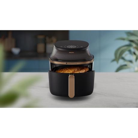 Philips 2000 W 7.2 L Air Fryer, Black, NA342-6