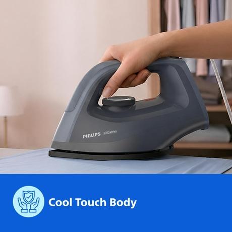 Philips DST0700/00 Heavy Weight Dry Iron 1350 W, Teal Blue-5