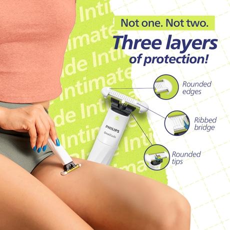 Philips Oneblade Women's Intimate Trimmer, QP1924/20-5
