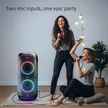 Philips TAX4900/94 120 W Party Speaker, Upto 10 Hours of Playtime, Black-3