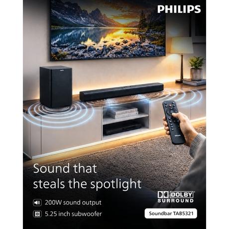 Philips TAX4900/94 120 W Party Speaker, Upto 10 Hours of Playtime, Black-5
