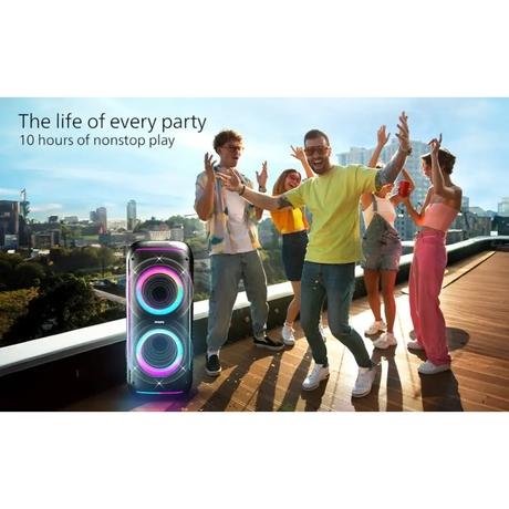 Philips TAX4900/94 120 W Party Speaker, Upto 10 Hours of Playtime, Black-7