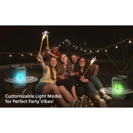 Philips TAX2208/94 30W Party Speaker, Upto 7 Hours of Playtime, Black-10