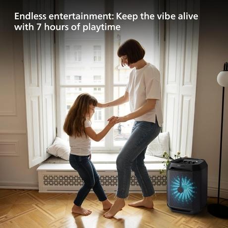 Philips TAX2208/94 30W Party Speaker, Upto 7 Hours of Playtime, Black-2