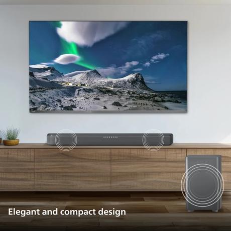 Philips TAB5309/94 2.1 Channel 240 W Sound Bar, Dark Grey-4