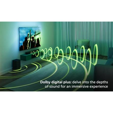 Philips TAB5309/94 2.1 Channel 240 W Sound Bar, Dark Grey-6